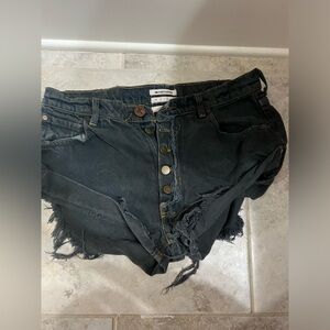 Black one teaspoon vintage shorts